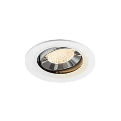 Indbygnings loftlampe NUMINOS® MOVE M svingbar, egnet til VDU-arbejdsstationer IP20, chrom, hvid dæmpbar