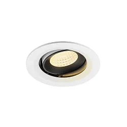 Indbygnings loftlampe NUMINOS® MOVE M svingbar, egnet til VDU-arbejdsstationer IP20, sort, hvid dæmpbar