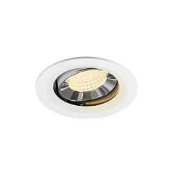 Indbygnings loftlampe NUMINOS® MOVE M svingbar, egnet til VDU-arbejdsstationer IP20, chrom, hvid dæmpbar