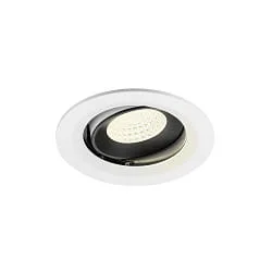 Indbygnings loftlampe NUMINOS® MOVE M svingbar, egnet til VDU-arbejdsstationer IP20, sort, hvid dæmpbar