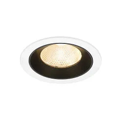 Indbygnings loftlampe NUMINOS® L egnet til VDU-arbejdsstationer IP20, sort, hvid dæmpbar
