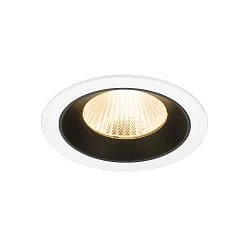Indbygnings loftlampe NUMINOS® L egnet til VDU-arbejdsstationer IP20, sort, hvid dæmpbar