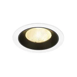 Indbygnings loftlampe NUMINOS® L egnet til VDU-arbejdsstationer IP20, sort, hvid dæmpbar