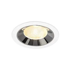 Indbygnings loftlampe NUMINOS® L egnet til VDU-arbejdsstationer IP20, chrom, hvid dæmpbar