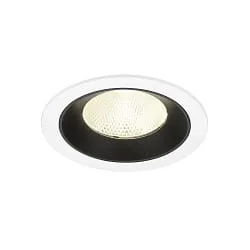 Indbygnings loftlampe NUMINOS® L egnet til VDU-arbejdsstationer IP20, sort, hvid dæmpbar