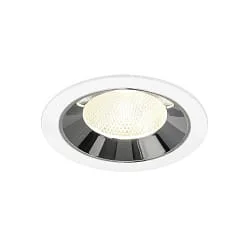 Indbygnings loftlampe NUMINOS® L egnet til VDU-arbejdsstationer IP20, chrom, hvid dæmpbar