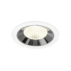 Indbygnings loftlampe NUMINOS® L egnet til VDU-arbejdsstationer IP20, chrom, hvid dæmpbar