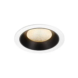 Indbygnings loftlampe NUMINOS® XL egnet til VDU-arbejdsstationer IP20, sort, hvid dæmpbar