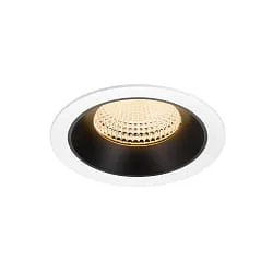 Indbygnings loftlampe NUMINOS® XL egnet til VDU-arbejdsstationer IP20, sort, hvid dæmpbar