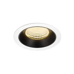 Indbygnings loftlampe NUMINOS® XL egnet til VDU-arbejdsstationer IP20, sort, hvid dæmpbar
