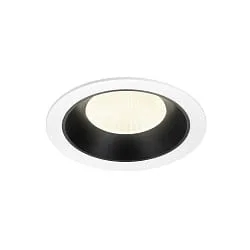 Indbygnings loftlampe NUMINOS® XL egnet til VDU-arbejdsstationer IP20, sort, hvid dæmpbar