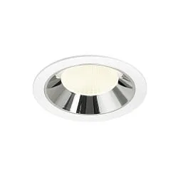 Indbygnings loftlampe NUMINOS® XL egnet til VDU-arbejdsstationer IP20, chrom, hvid dæmpbar