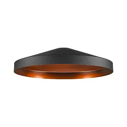 Lampeskærm LALU® TETRA 36, bronze, sort