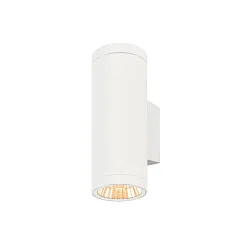 outdoor wall luminaire HELIA PRO L SINGLE 1 flame, cylindrical, DALI controllable, impact resistant IP65, white