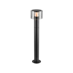 Udendørs stativlampe TAHA II 70 CCT Switch IP65, sort, lakeret dæmpbar