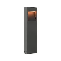 outdoor floor lamp QUAD PRO 60 square, DALI controllable, impact resistant, sea-air resistant IP65, anthracite dimmable
