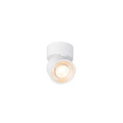 Væg- og Loftlampe KALU 2.0 SINGLE PHASE 1-flamme, UGR < 19, kardanisk drejning IP20, hvid dæmpbar