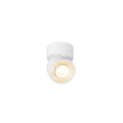 Væg- og Loftlampe KALU 2.0 SINGLE PHASE 1-flamme, UGR < 19, kardanisk drejning IP20, hvid dæmpbar