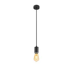 pendant luminaire LALU® E27 IP20, black dimmable
