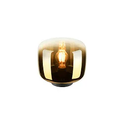 Bordlampe PANTILO cylindrisk E27, guld dæmpbar