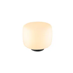 Bordlampe PANTILO cylindrisk E27, hvid dæmpbar