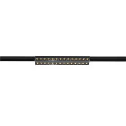 3-phase spot SIGHT EVO DOUBLE 600 DALI 2 2-fold, square, DALI controllable, with grid, UGR < 16 IP20, white dimmable