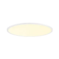 Loftlampe PANEL 60 rund, egnet til VDU-arbejdsstationer IP20, hvid, lakeret dæmpbar