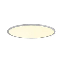 Loftlampe PANEL 60 rund, egnet til VDU-arbejdsstationer IP20, grå, lakeret dæmpbar