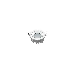 Indbygnings loftlampe DOWNLIGHT P 115 ON-OFF stiv, slagfast, multipower, kablet gennem IP54, hvid 