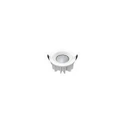 ceiling recessed luminaire DOWNLIGHT P 115 ON-OFF rigid, impact resistant, multipower, wired through IP54, white 