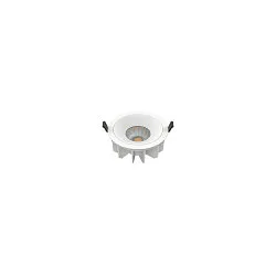 Indbygnings loftlampe DOWNLIGHT P 165 ON-OFF stiv, slagfast, multipower, kablet gennem IP54, hvid 