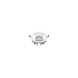 Indbygnings loftlampe DOWNLIGHT P 230 ON-OFF stiv, slagfast, multipower, kablet gennem IP54, hvid 