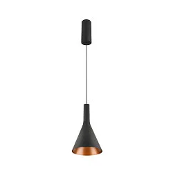 pendant luminaire LALU® SET CONE 15 IP20, black dimmable