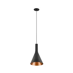 pendant luminaire LALU® SET CONE 15 IP20, black dimmable