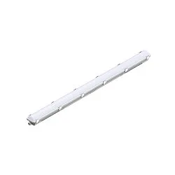 Fugttæt armatur WATERPROOF C 1200 ML EM 3H ON-OFF CCT Switch, UGR < 19, omskiftelig, multipower, med nødlysmodul IP65, grå 