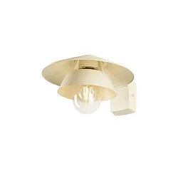 Væglampe SEJERO E27 IP65, beige dæmpbar