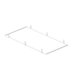 Monteringsramme PANEL P | PAVANNO, hvid