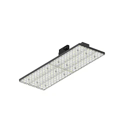 3-faset lampe TRACK PANEL IP20, sort 