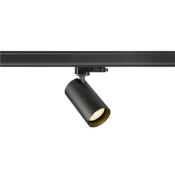 3-faset spot ENOLA 2.0 M 3PH SINGLE QPAR51 1-flamme, med adapter, med lampefatning GU10 IP20, sort