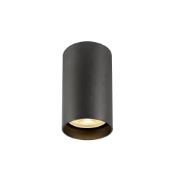 overflade downlight ENOLA 2.0 M CL SINGLE QPAR51 1-flamme, stiv, med lampefatning GU10 IP20, sort