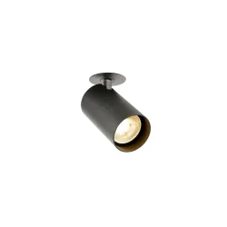 semi recessed spotlight ENOLA 2.0 M RL SINGLE GU10 QPAR51 1 flame, with lamp socket GU10 IP20, black
