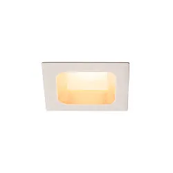 VERLUX, Indbygningslampe, LED, 3000K, mat hvid, 8,5x8,5 cm, 10W