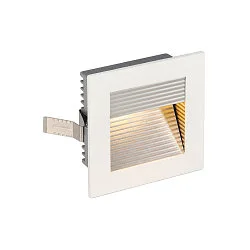 Indbygningslampe FRAME CURVE LED hvid, LED varmhvid