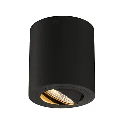 Ceiling luminaire TRILEDO ROUND CL Surface mount luminaire Downlight, LED, 6W, 38°, 3000K, incl. driver, matt black