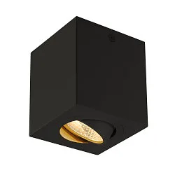 Ceiling luminaire TRILEDO SQUARE CL Surface mount luminaire Downlight, LED, 6W, 38°, 3000K, incl. driver, matt black