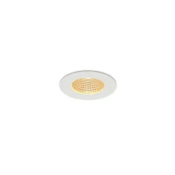 LED Indbygningslampe PATTA-I, rund, 12W, COB LED, 38°, 3000K, IP65, inkl. netdel, hvid