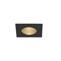LED Indbygningslampe PATTA-I, firkantet, 12W, COB LED, 38°, 3000K, IP65, inkl. netdel