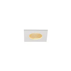 LED Indbygningslampe PATTA-I, firkantet, 12W, COB LED, 38°, 3000K, IP65, inkl. netdel, hvid