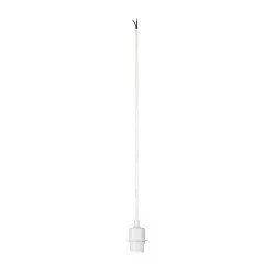 Pendel FENDA E27 Pendul-kabel med åben kabel, uden Rosette, uden skærm, hvid