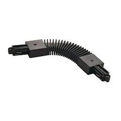 Flexforlænger, til 1-Faset 230 volt strømskinne, sort